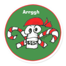 Caveira e Crossbones Envelope Verde Pirata