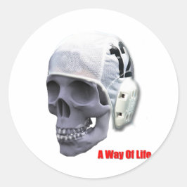 Adesivo caveira polo-d'água