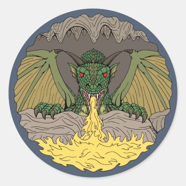 Adesivo Cavern Dragon 2016 (Frente)