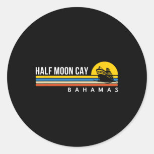 Adesivo Cay da Meia Lua Byhamas Lembranças Vintage Retro C