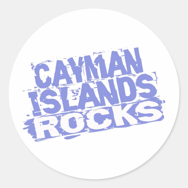 Adesivo Cayman Islands Rocks (Frente)