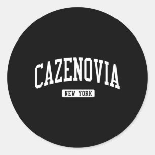 Adesivo Cazenovia New York Ny Athletic Sports