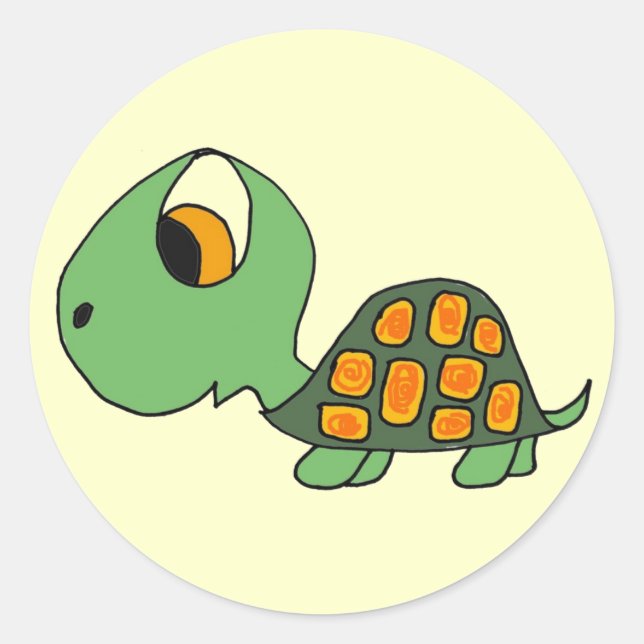 Adesivo CB - Cartoon Turtle Stickers (Frente)