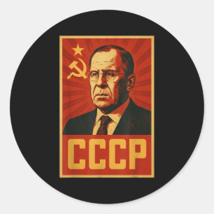 Adesivo Ccp Vintage União Soviética Retro Sssr Lavrov