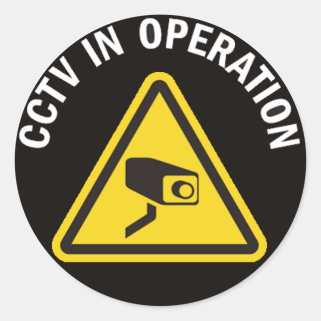 ADESIVO CCTV IN OPERATION (Frente)