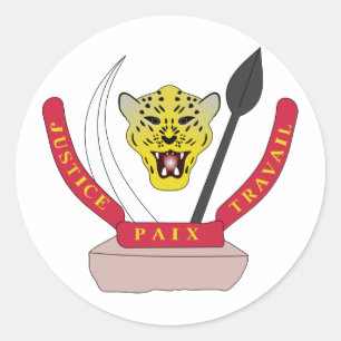 Adesivo CD da brasão de Congo