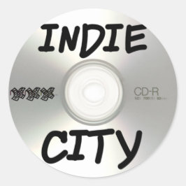 Adesivo CD Indie City
