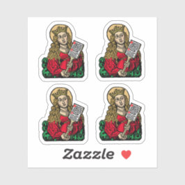 Adesivo Cecilia com Hymn Conselho (Nuremberg) 4-up