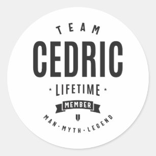 Adesivo Cedric Lifetime Member Personalization Name Cedric