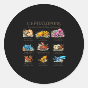 Adesivo Cefalópodes polvo amante oceano mar animal biologi