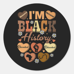 Adesivo Celebração Afro-Americana do Mês da História Negra