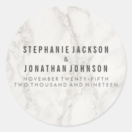 Adesivo Celebração Clássica Elegante Marble