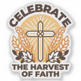 Adesivo Celebração da Faith Harvest - Arte Inspiradora
