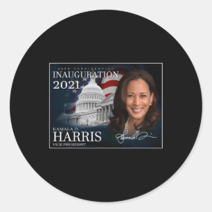 Adesivo Celebração da posse presidencial de Harris 2021