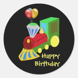 Adesivo Celebração de Aniversário do Comboio
