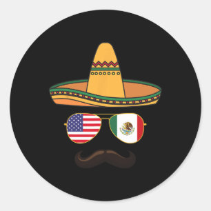 Adesivo Celebração de Cinco de Mayo Mexicano Americano 202
