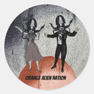Adesivo Celebração de dança de alienígenas