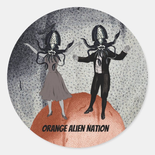 Adesivo Celebração de dança de alienígenas (Frente)