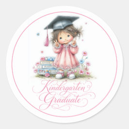 Adesivo Celebração de Graduação no Jardim de Infância Capr