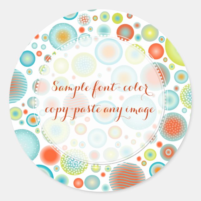 Adesivo Celebração de natal PixDezines/DIYbackground (Frente)