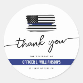 Adesivo Celebração de Reforma da Polícia Personalizada