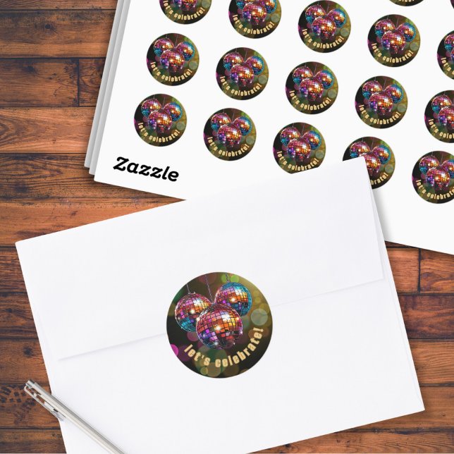 Adesivo Celebração de vamos Colorida (Criador carregado)