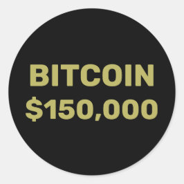 Adesivo Celebração do Bitcoin 150000