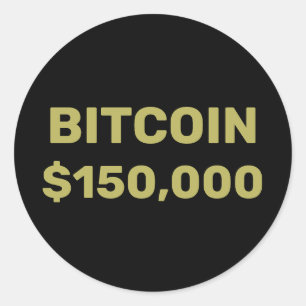 Adesivo Celebração do Bitcoin 150000