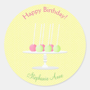 Adesivo Celebração do Cupcake Ballerina