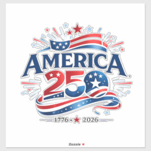 Adesivo Celebração dos 250 anos da América 1776–2026