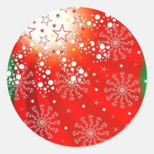 Adesivo Celebração dos Ornamentos de Árvore de Férias