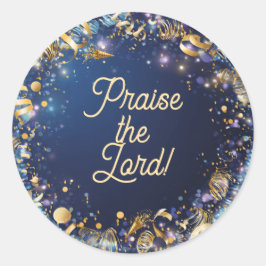Adesivo Celebração Louvando o Senhor