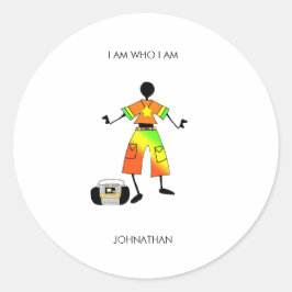 Adesivo Celebração Motivacional e Espetacular de Arte Afri