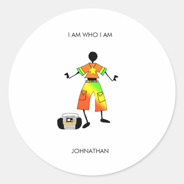 Adesivo Celebração Motivacional e Espetacular de Arte Afri (Frente)