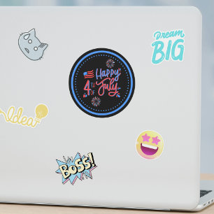 Adesivo Celebração Patriótica Branca e Azul