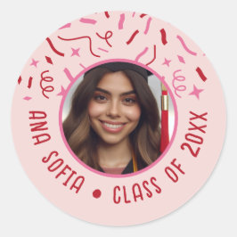 Adesivo Celebração Personalizada Foto Festiva