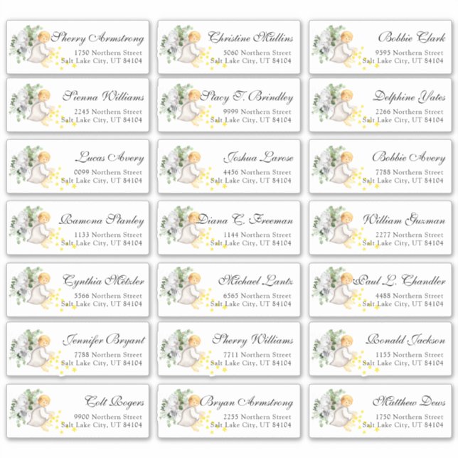 Adesivo Celebrações Religiosas Ângulos de Aquarelas (Frente)