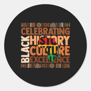 Adesivo Celebrando a História Negra Cultura Excelência Jun