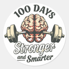 Adesivo Celebrar 100 dias de escola -