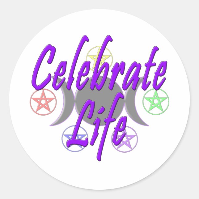 Adesivo Celebrar a vida (Frente)