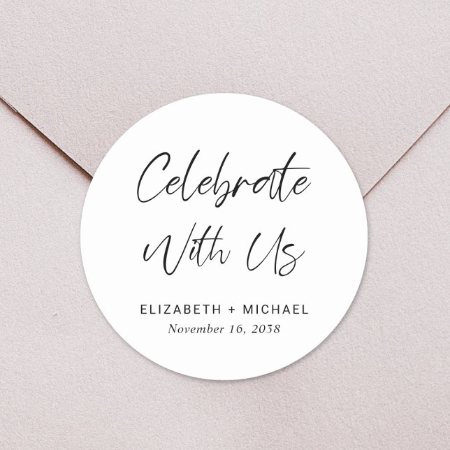 Adesivo Celebrar Com O Casamento (Criador carregado)