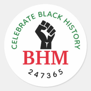Adesivo Celebrar o Histórico Preto 247365 MONOGRAM Branco