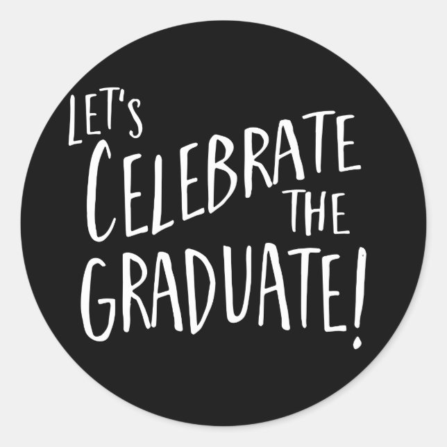 Adesivo Celebrar o selo do envelope do Formando (Frente)