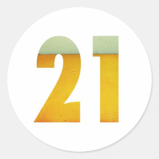 Adesivo Celebre o 21º aniversário