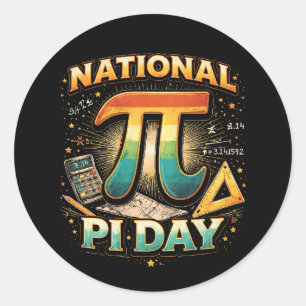 Adesivo Celebre o Pi
