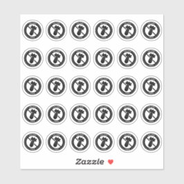 Adesivo Celery Free Wedding Place Card Mini Food Allergy