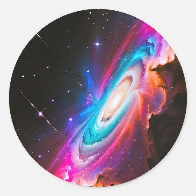 Adesivo Celestial Fantasy Black Hole (Frente)