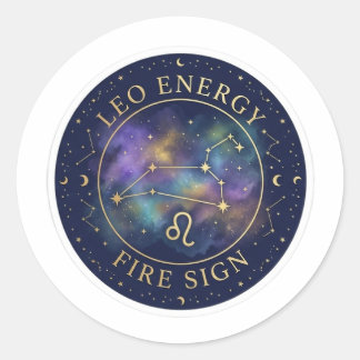 Adesivo  Celestial Leo Energy Zodiac Constellation Sticker