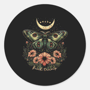 Adesivo Celestial Luna Moth Sutil Anti Trump