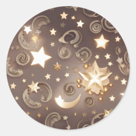 Adesivo – Celestial Ouro Champagne de Luxo